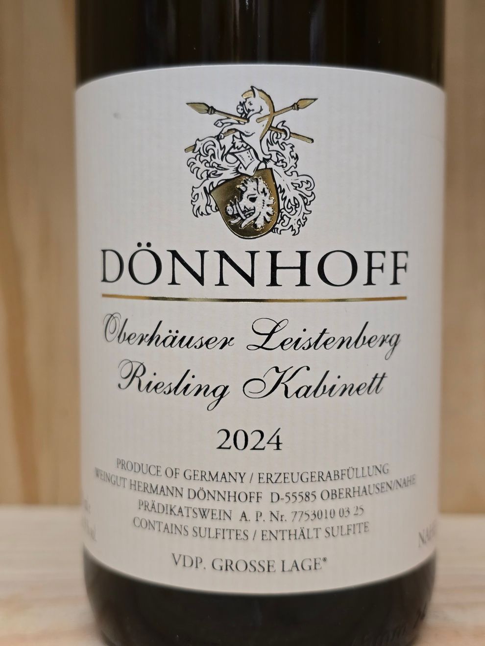 Dönnhoff - Oberhäuser Leistenberg Riesling Kabinett 2024