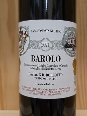 Comm. G. B. Burlotto - Barolo DOCG 2021