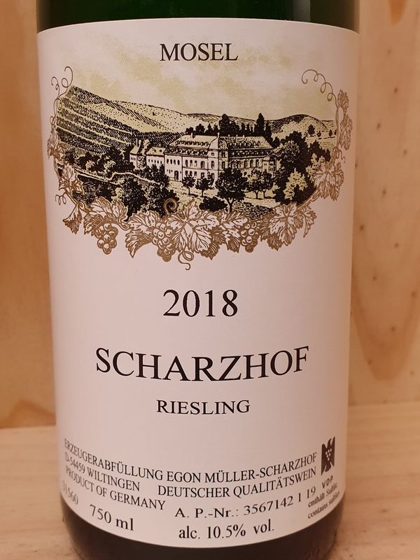 Egon Müller - Scharzhof Riesling QbA 2018 Egon Müller - Scharzhof Riesling QbA 2018