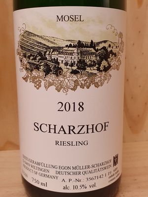 Egon Müller - Scharzhof Riesling QbA 2018