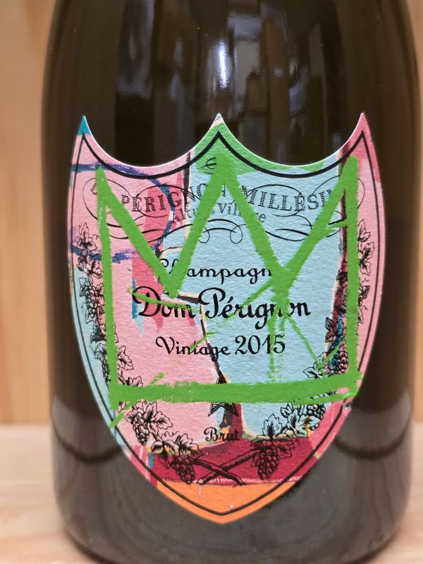 Dom Perignon Vintage 2015 Jean-Michel Basquiat Limited Edition green Dom Perignon Vintage 2015 Jean-Michel Basquiat Limited Edition green