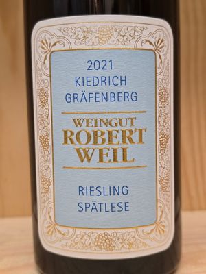Robert Weil - Kiedrich Gräfenberg Spätlese 2021 Robert Weil - Kiedrich Gräfenberg Spätlese 2021