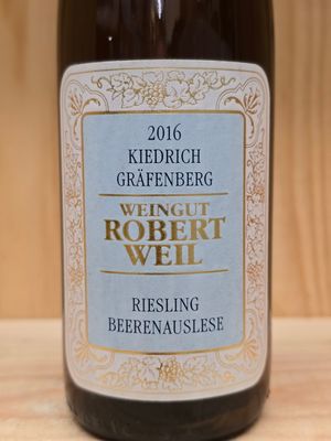 Robert Weil - Kiedrich Gräfenberg Riesling Beerenauslese 2016 Robert Weil - Kiedrich Gräfenberg Riesling Beerenauslese 2016