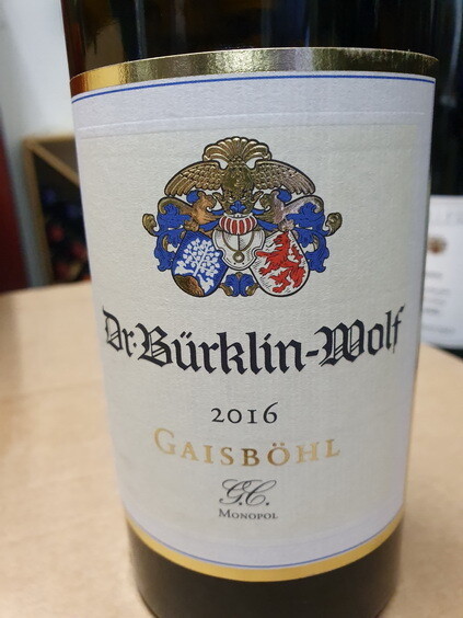 Bürklin-Wolf - Riesling Ruppertsberger Gaisböhl G.C. 2016