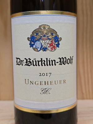 Bürklin-Wolf - Ungeheuer G.C. Riesling 2017 Bürklin-Wolf - Ungeheuer G.C. Riesling 2017