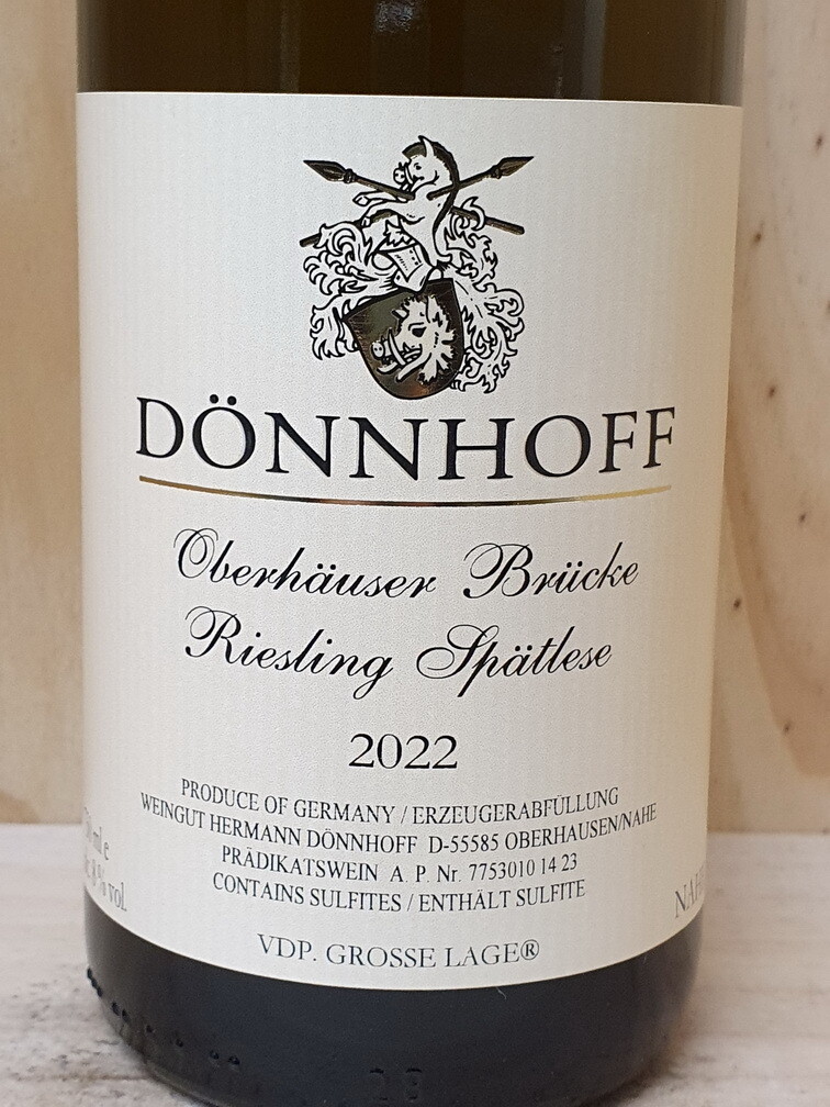 Dönnhoff - Oberhäuser Brücke Riesling Spätlese 2022 Dönnhoff - Oberhäuser Brücke Riesling Spätlese 2022