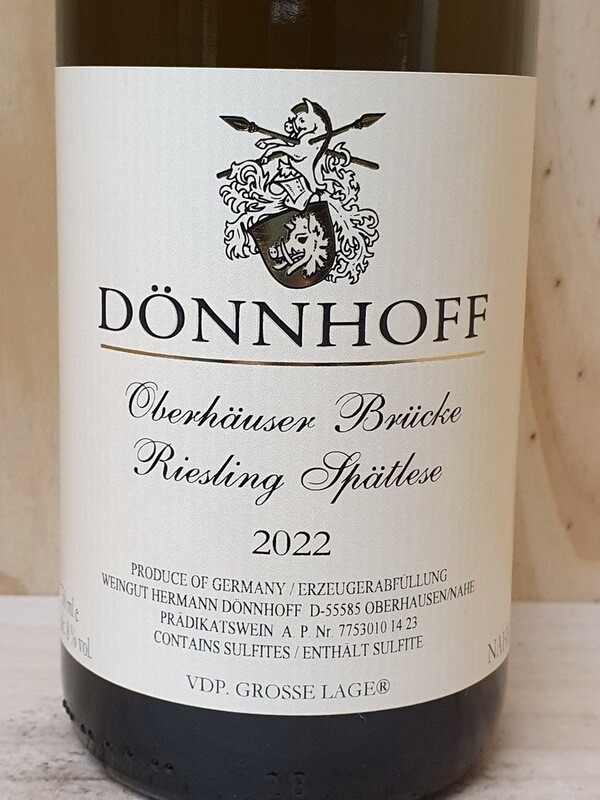 Dönnhoff - Oberhäuser Brücke Riesling Spätlese 2022 Dönnhoff - Oberhäuser Brücke Riesling Spätlese 2022