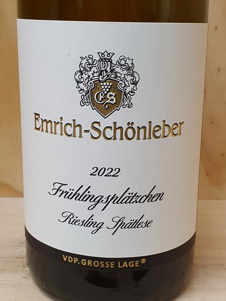 Emrich-Schönleber - Frühlingsplätzchen Riesling Spätlese 2022 Emrich-Schönleber - Frühlingsplätzchen Riesling Spätlese 2022