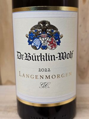 Bürklin-Wolf - Riesling Langenmorgen G.C. 2022