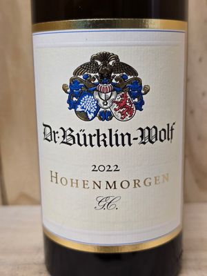 Bürklin-Wolf - Deidesheimer Hohenmorgen Riesling G.C. 2022