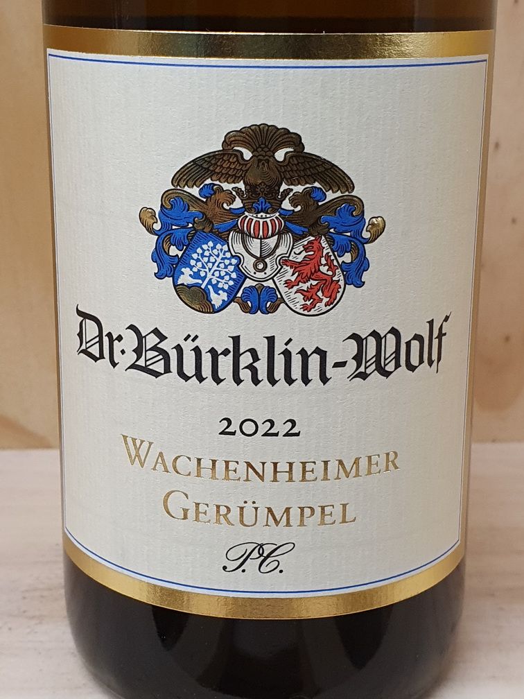 Bürklin-Wolf - Wachenheimer Gerümpel Riesling P.C. 2022 Bürklin-Wolf - Wachenheimer Gerümpel Riesling P.C. 2022