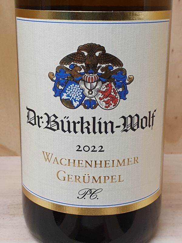 Bürklin-Wolf - Wachenheimer Gerümpel Riesling P.C. 2022 Bürklin-Wolf - Wachenheimer Gerümpel Riesling P.C. 2022
