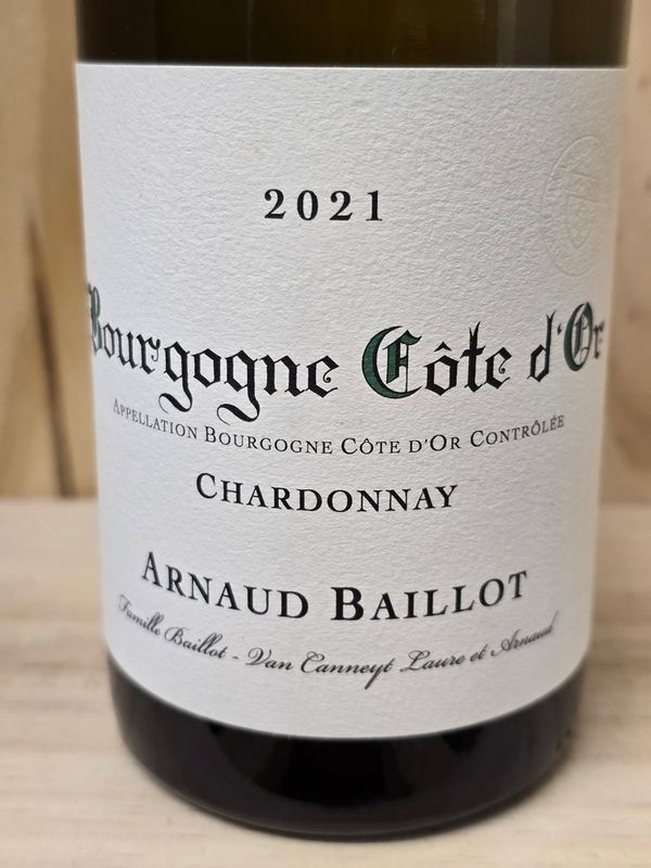 Arnaud Baillot – Bourgogne Côte d’Or Chardonnay 2021