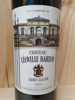 Chateau Leoville Barton Saint-Julien 2006 Magnum Chateau Leoville Barton Saint-Julien 2006 Magnum