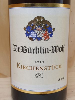 Bürklin-Wolf - Forster Kirchenstück Riesling G.C. 2010 Bürklin-Wolf - Forster Kirchenstück Riesling G.C. 2010