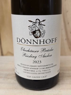 Dönnhoff - Oberhäuser Brücke Monopol Riesling Auslese 2023 Goldkapsel - fruchtsüß- Dönnhoff - Oberhäuser Brücke Monopol Riesling Auslese 2023 Goldkapsel - fruchtsüß-