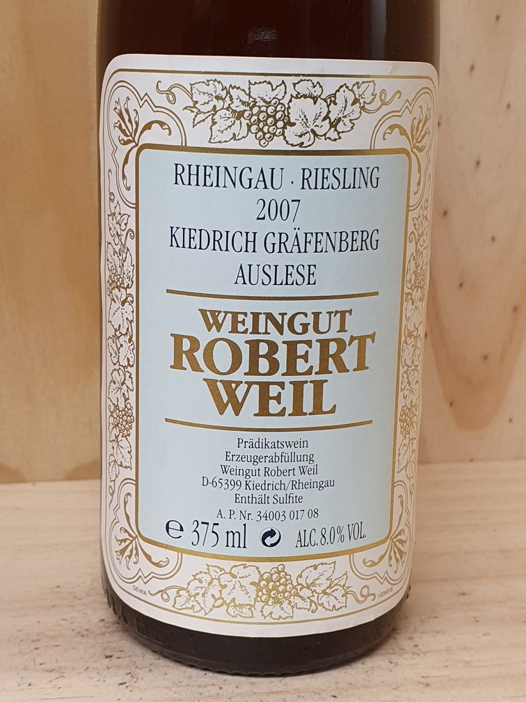 Robert Weil - Kiedrich Gräfenberg Riesling Auslese 2007
