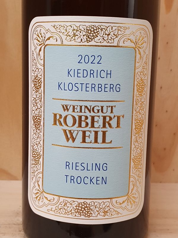 Robert Weil - Kiedrich Klosterberg Riesling trocken 2022 1. Lage