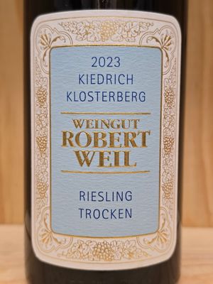 Robert Weil - Kiedrich Klosterberg Riesling trocken 2023 1. Lage