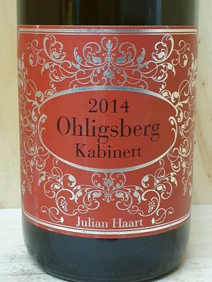 Julian Haart - Wintricher Ohligsberg Riesling Kabinett 2014 Julian Haart - Wintricher Ohligsberg Riesling Kabinett 2014