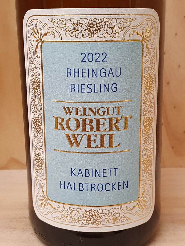 Robert Weil - Riesling Kabinett halbtrocken 2022 Robert Weil - Riesling Kabinett halbtrocken 2022