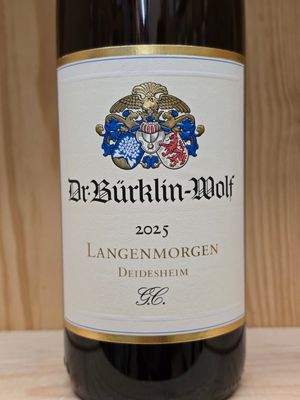 Bürklin-Wolf - Riesling Langenmorgen G.C. 2025 Magnum Bürklin-Wolf - Riesling Langenmorgen G.C. 2025 Magnum