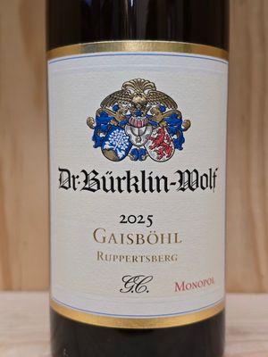 Bürklin-Wolf - Ruppertsberger Gaisböhl Riesling G.C. 2025 Bürklin-Wolf - Ruppertsberger Gaisböhl Riesling G.C. 2025