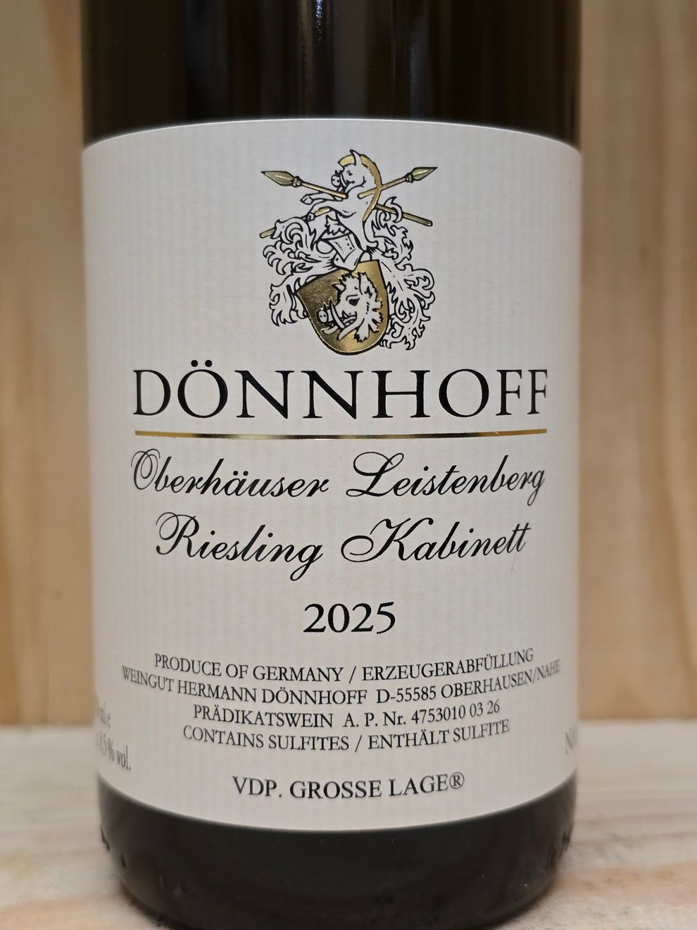 Dönnhoff - Oberhäuser Leistenberg Riesling Kabinett 2025 Dönnhoff - Oberhäuser Leistenberg Riesling Kabinett 2025