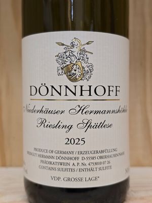 Dönnhoff - Niederhäuser Hermannshöhle Riesling Spätlese 2025