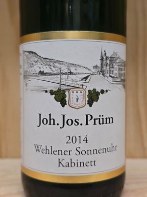 Joh. Jos. Prüm - Wehlener Sonnenuhr Riesling Kabinett 2014 Joh. Jos. Prüm - Wehlener Sonnenuhr Riesling Kabinett 2014