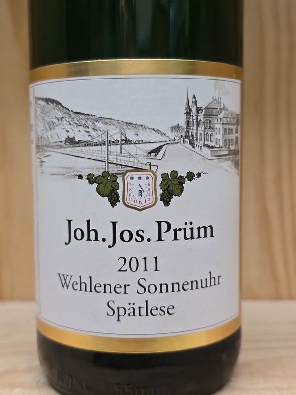Joh. Jos. Prüm - Wehlener Sonnenuhr Riesling Spätlese 2011 Joh. Jos. Prüm - Wehlener Sonnenuhr Riesling Spätlese 2011