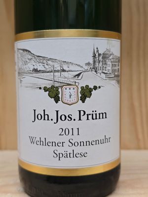 Joh. Jos. Prüm - Wehlener Sonnenuhr Riesling Spätlese 2011 Joh. Jos. Prüm - Wehlener Sonnenuhr Riesling Spätlese 2011