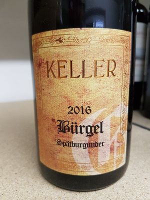 Weingut Keller - Dalsheim Bürgel Spätburgunder GG 2016