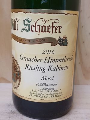 Willi Schaefer - Graacher Himmelreich Riesling Kabinett 2016 Willi Schaefer - Graacher Himmelreich Riesling Kabinett 2016