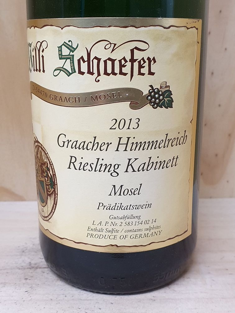 Willi Schaefer - Graacher Himmelreich Riesling Kabinett 2013
