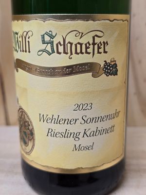 Willi Schaefer - Wehlener Sonnenuhr Riesling Kabinett 2023 Willi Schaefer - Wehlener Sonnenuhr Riesling Kabinett 2023