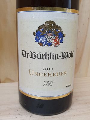 Bürklin-Wolf - Ungeheuer G.C. Riesling 2011 Bürklin-Wolf - Ungeheuer G.C. Riesling 2011