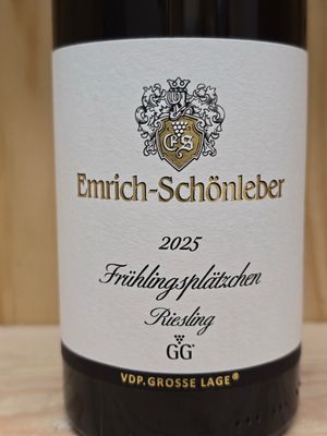 Emrich-Schönleber - Frühlingsplätzchen Riesling GG 2025 Emrich-Schönleber - Frühlingsplätzchen Riesling GG 2025