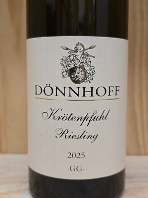 Dönnhoff - Kreuznacher Krötenpfuhl Riesling GG 2025 Dönnhoff - Kreuznacher Krötenpfuhl Riesling GG 2025