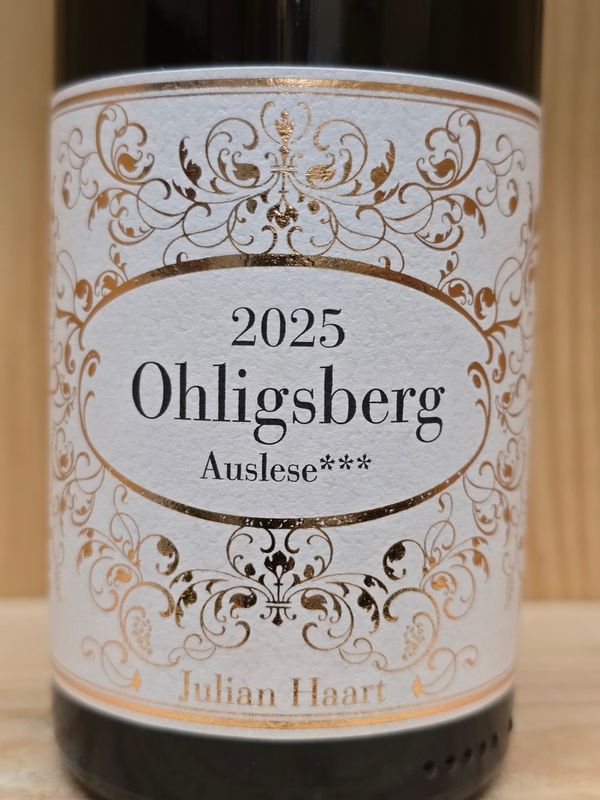 Julian Haart - Wintricher Ohligsberg Riesling Auslese*** 2025 Julian Haart - Wintricher Ohligsberg Riesling Auslese*** 2025