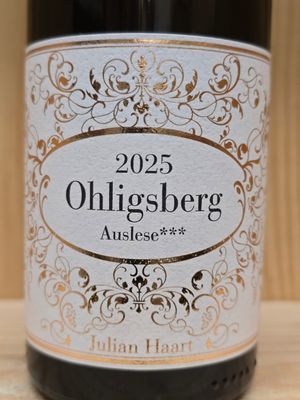 Julian Haart - Wintricher Ohligsberg Riesling Auslese*** 2025 Julian Haart - Wintricher Ohligsberg Riesling Auslese*** 2025