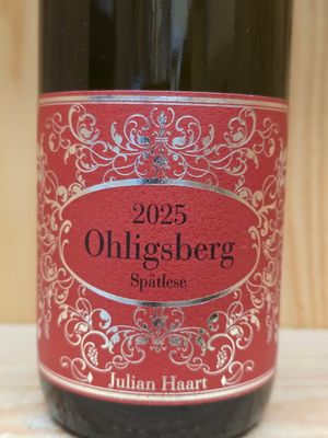 Julian Haart - Wintricher Ohligsberg Riesling Spätlese 2025 Julian Haart - Wintricher Ohligsberg Riesling Spätlese 2025