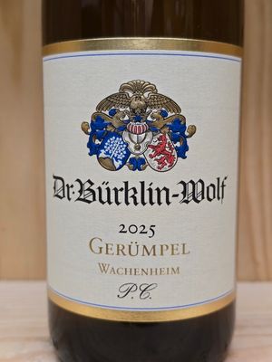 Bürklin-Wolf - Wachenheimer Gerümpel Riesling P.C. 2025 Bürklin-Wolf - Wachenheimer Gerümpel Riesling P.C. 2025