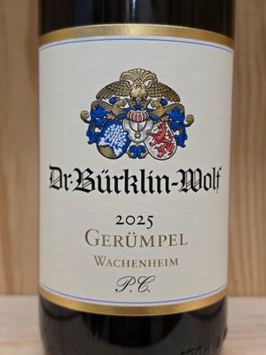 Bürklin-Wolf - Wachenheimer Gerümpel Riesling P.C. 2025 Magnum Bürklin-Wolf - Wachenheimer Gerümpel Riesling P.C. 2025 Magnum