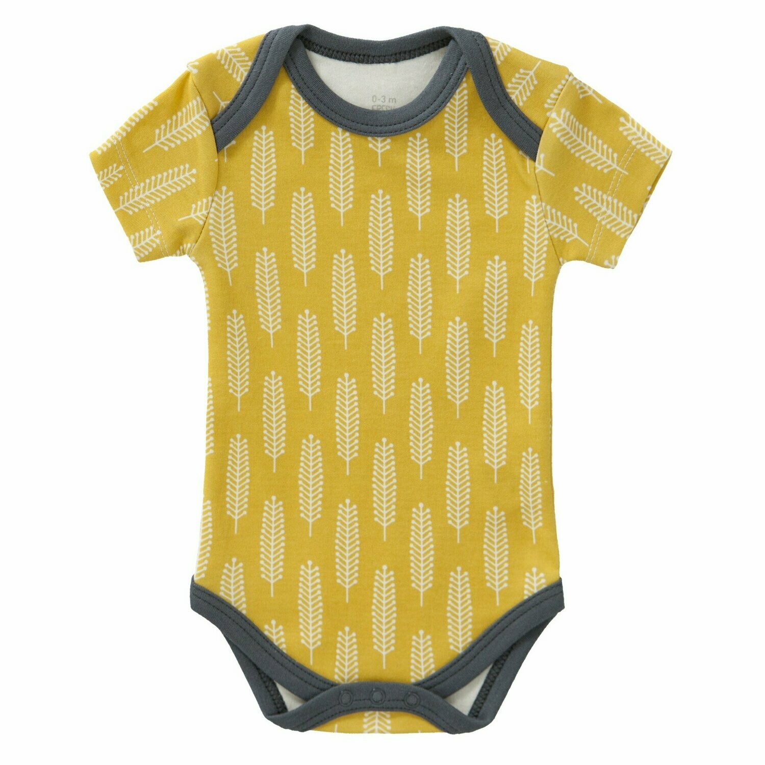 FRESK Kurzarm-Body Havre vintage yellow