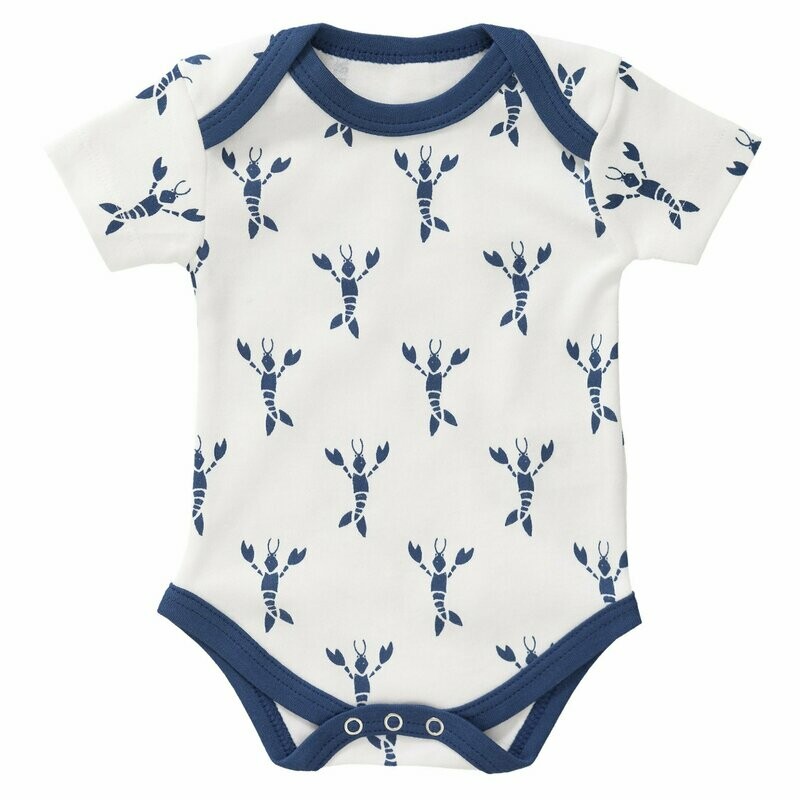 FRESK Kurzarm-Body Lobster indigo blue