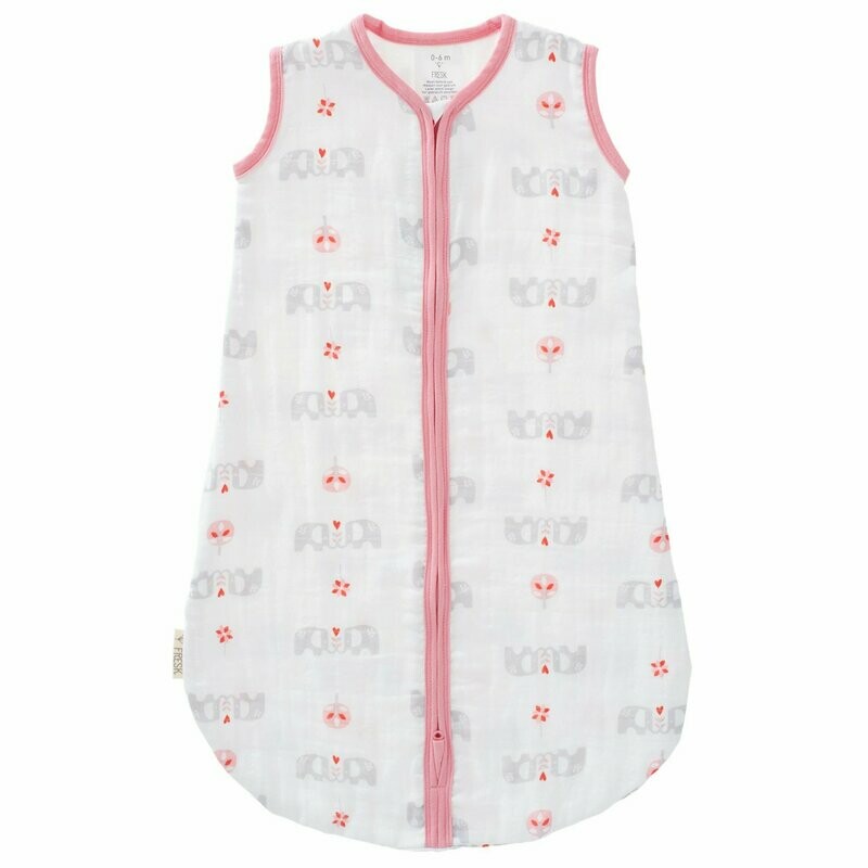 FRESK Schlafsack Muslin Elefant