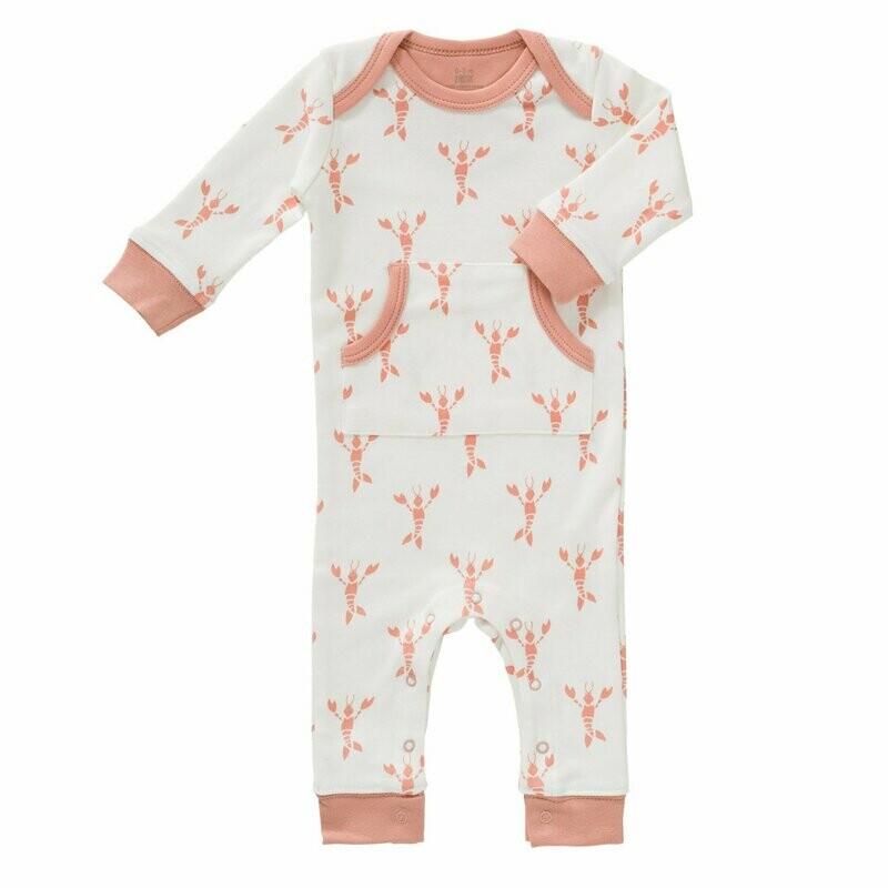 FRESK Strampler Lobster coral pink