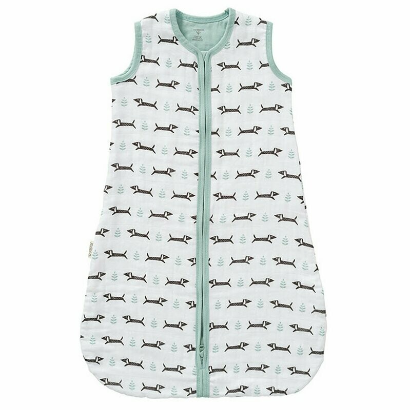 FRESK Schlafsack Muslin Dachsy