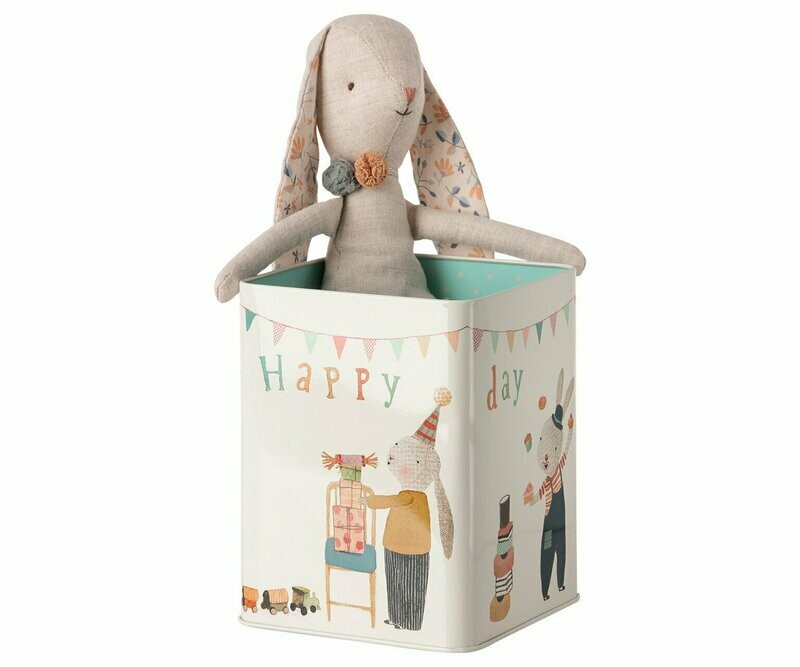 Maileg Bunny «Happy Day» in Medium-Box